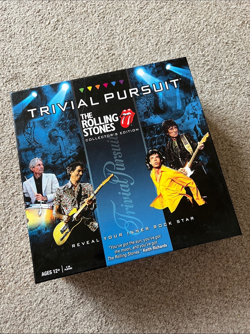 Trivial Pursuit The Rolling Stones Collector's Edition Board Game - Complete